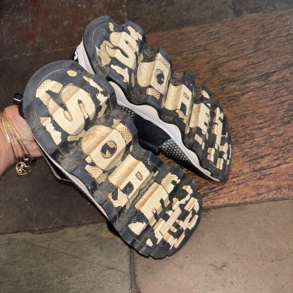 Sorel Kinetic Sneak Shoes Women 8 Black Slip On Strap Low Top Sneakers Logo - Picture 8 of 11